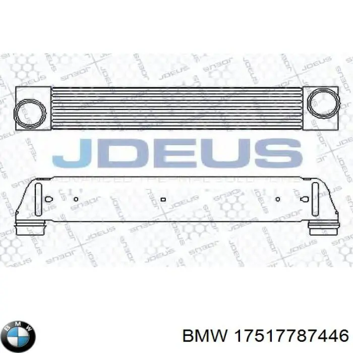 Купить 17517787446 BMW Интеркулер