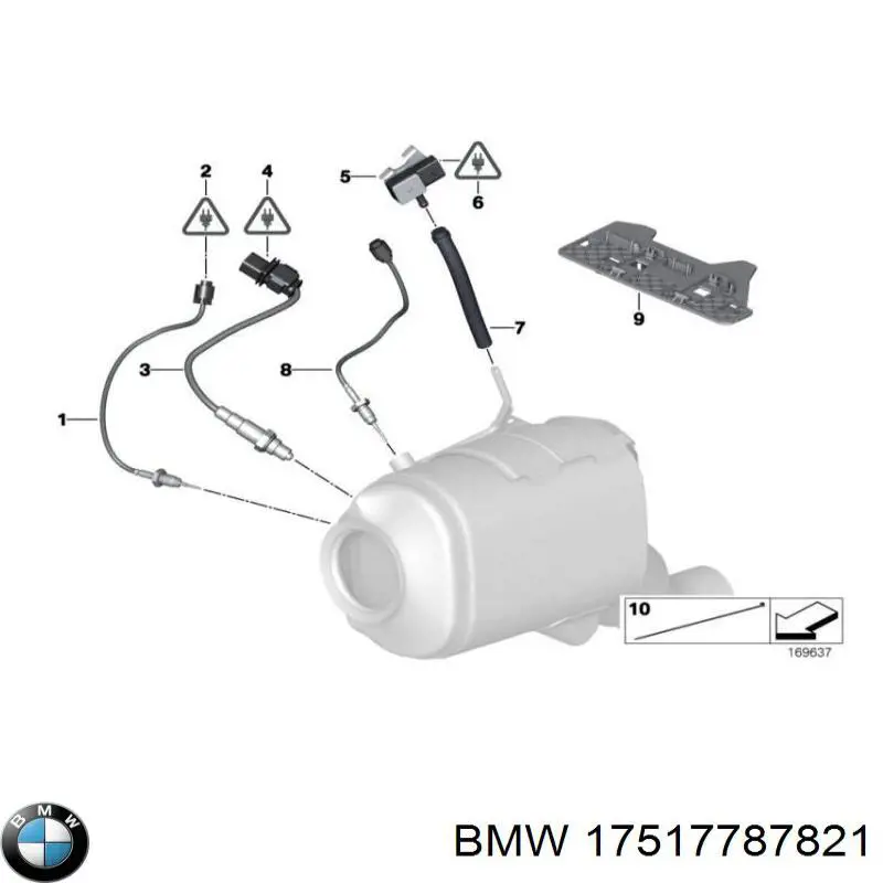 Купить 17517787821 BMW Скоба патрубка интеркуллера