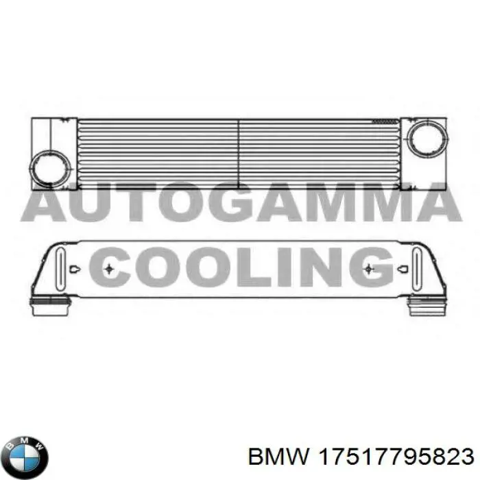 Купить 17517795823 BMW Интеркулер