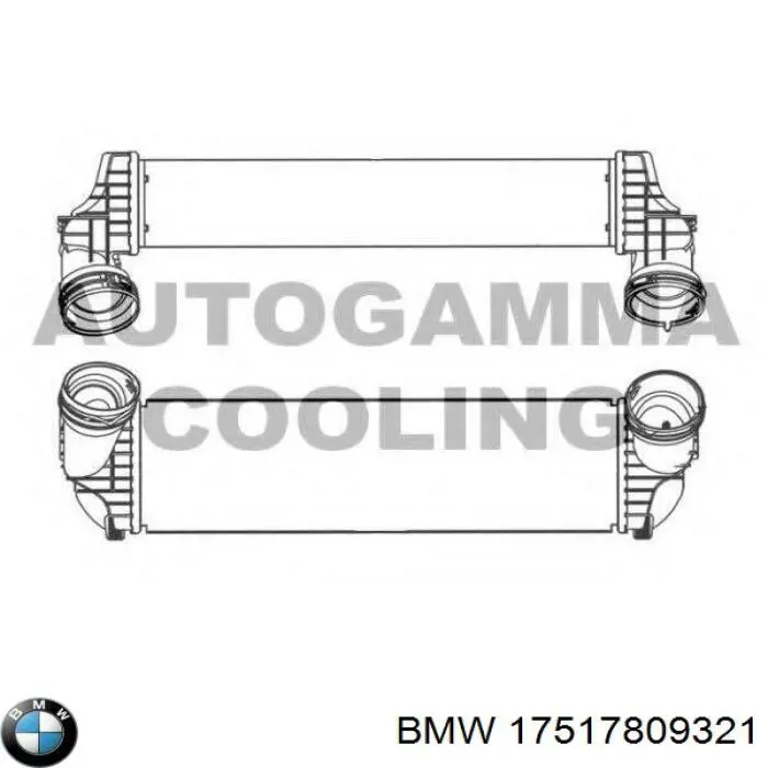 Интеркулер 17517809321 BMW