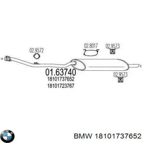 Выхлоп задний BMW 18101737652 цена, от 76.67 USD