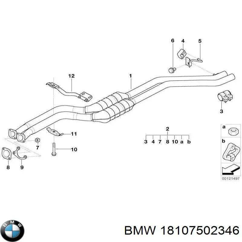 Прокладки выхлопной системы BMW 7502346 цена, от 5.97 USD