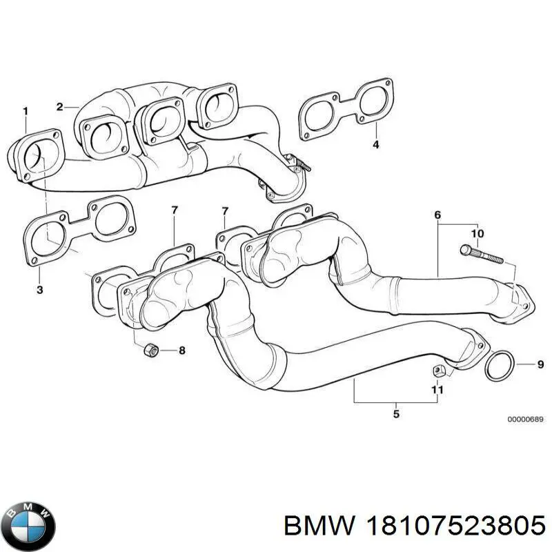 Гайка ступицы задней BMW 18107523805 цена, от 4.10 USD