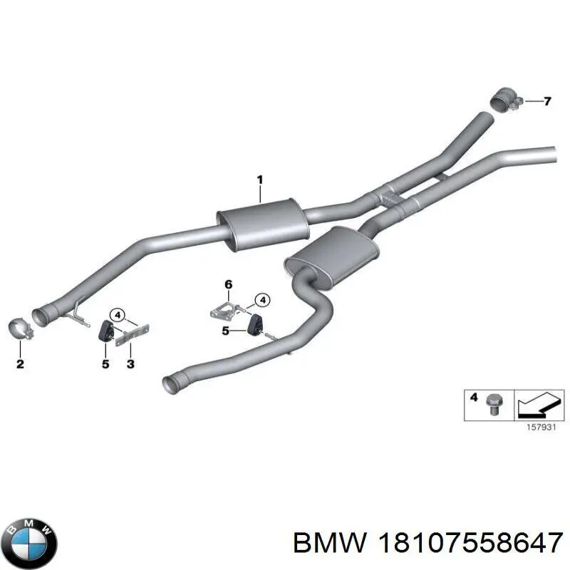  BMW 18107558647 цена, от 30.03 USD