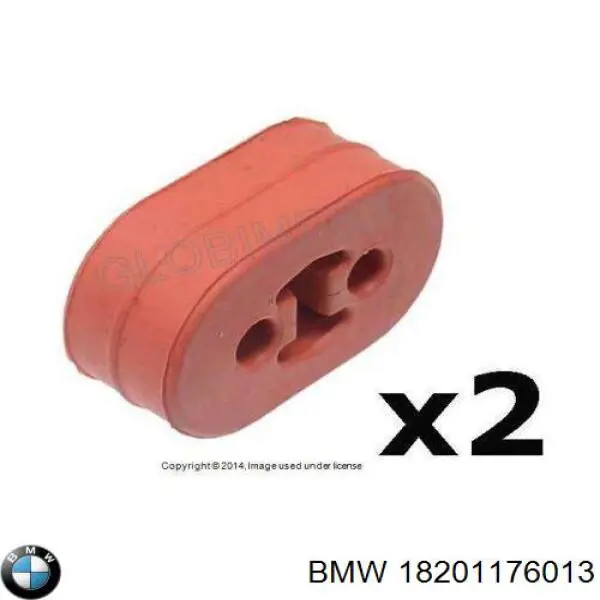 Купить 18201176013 BMW Подвесные подушки глушителя