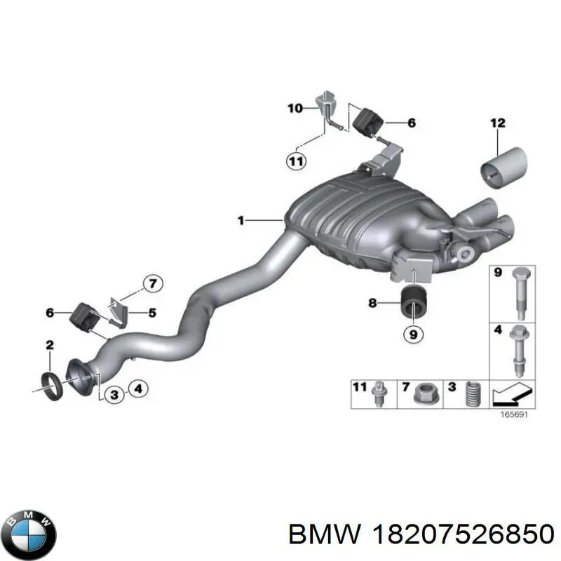  BMW 18207526850 цена, от 38.01 USD