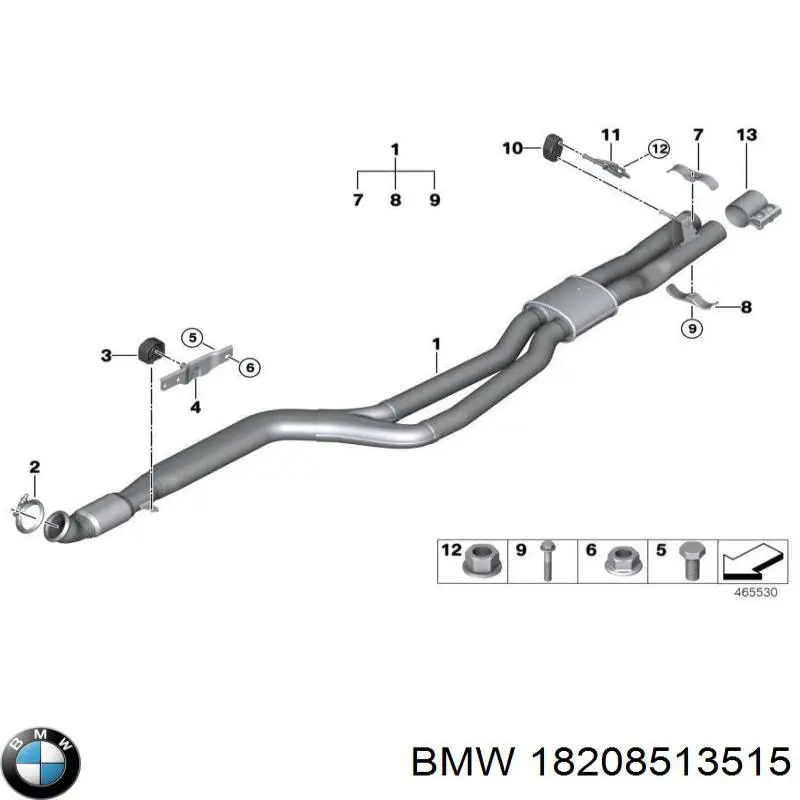 Подушка крепления глушителя BMW 18208513515 цена, от 28.16 USD
