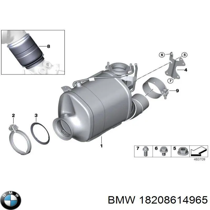  BMW 18208614965 цена, от 87.63 USD
