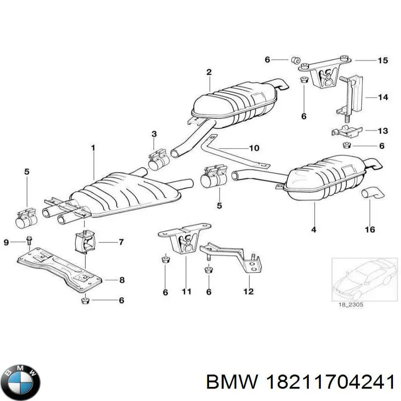 18211704241 BMW 