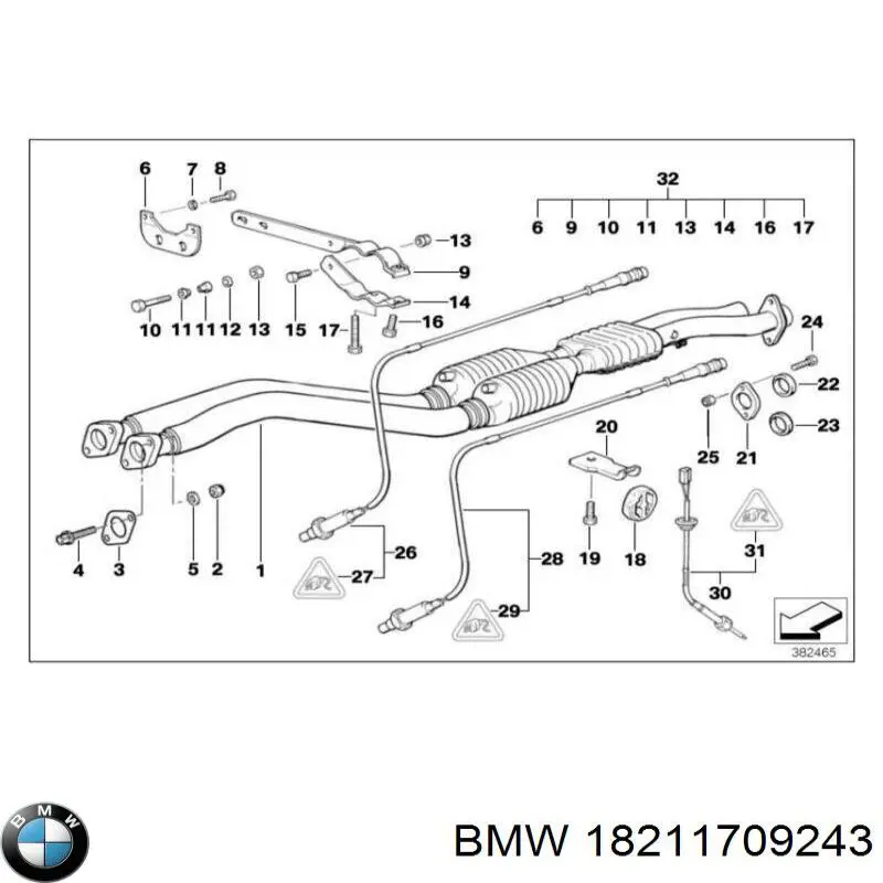  BMW 18211709243 цена, от 23.40 USD