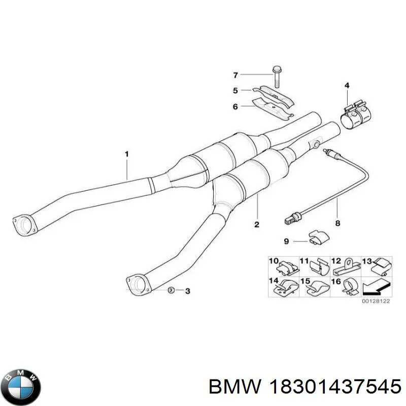 Купить 18301437545 BMW 
