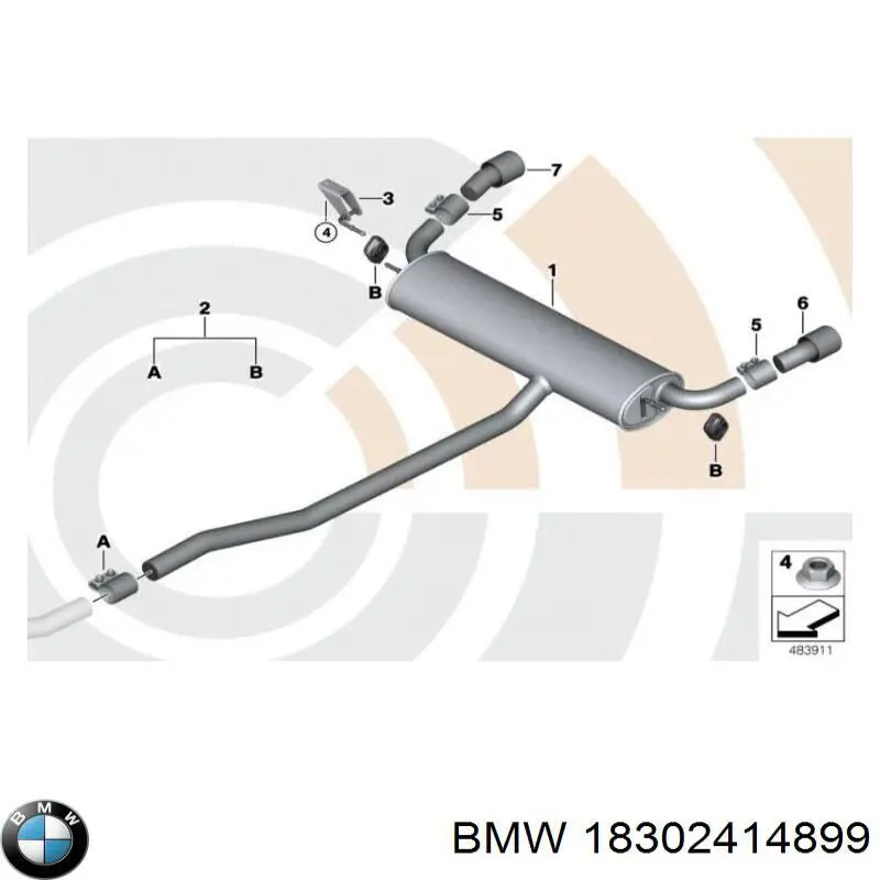 Купить 18302414899 BMW 