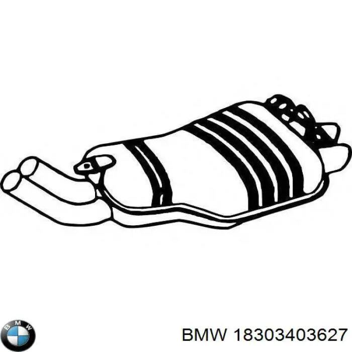 18303403627 BMW Выхлопная труба