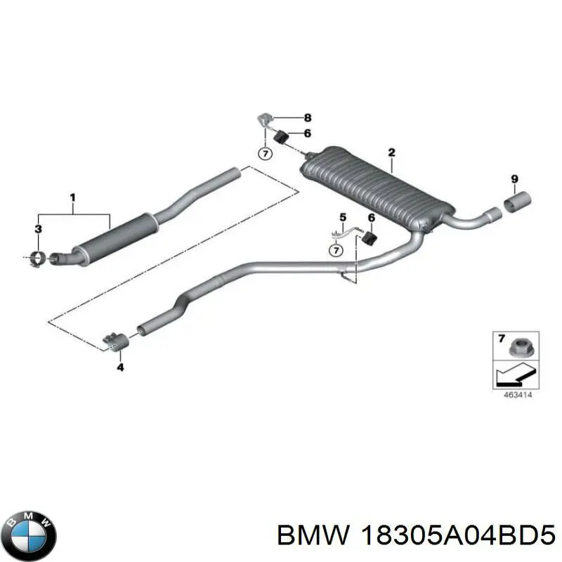 Купить 18305A04BD5 BMW 