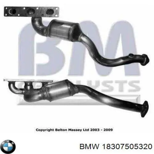 Купить 18307505320 BMW Конвертор - катализатор правый