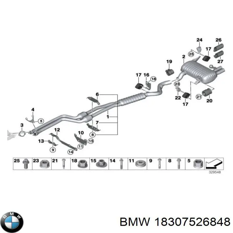 Радиатор кондиционера 18307526848 BMW