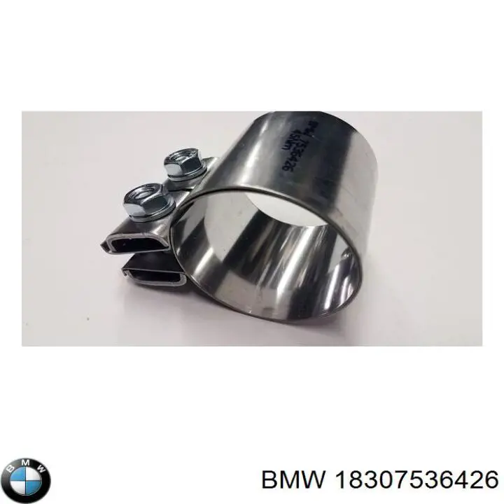 Abrazadera de silenciador delantera 18307536426 BMW