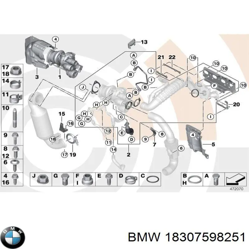  BMW 18307598251 цена, от 0.85 USD