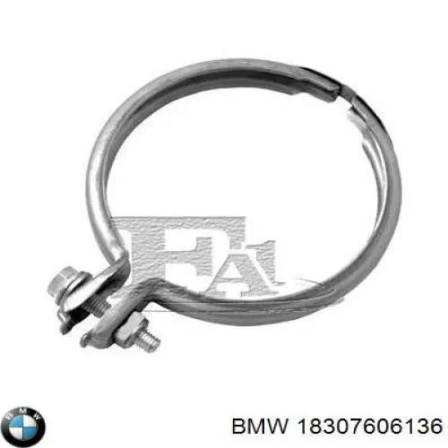 7606136 BMW Соединительный хомут выпускного коллектора
