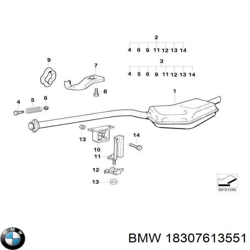 Болт ГБЦ 18309909376 BMW