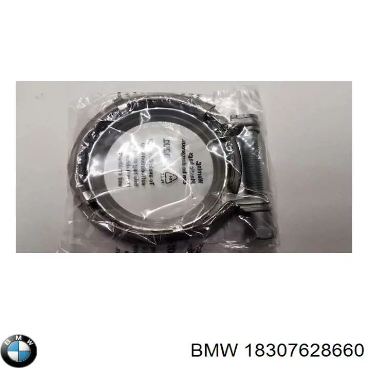 18307628660 BMW braçadeira de silenciador dianteira