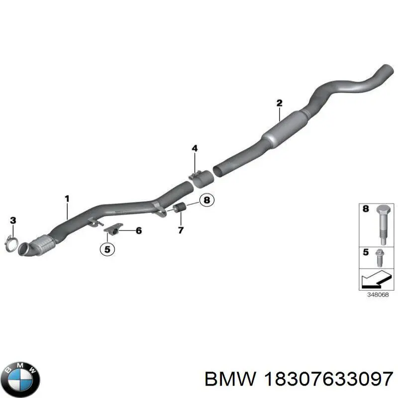 Пробка поддона двигателя 18307633097 BMW