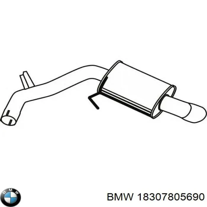 Купить 247037 Bosal Глушитель задний