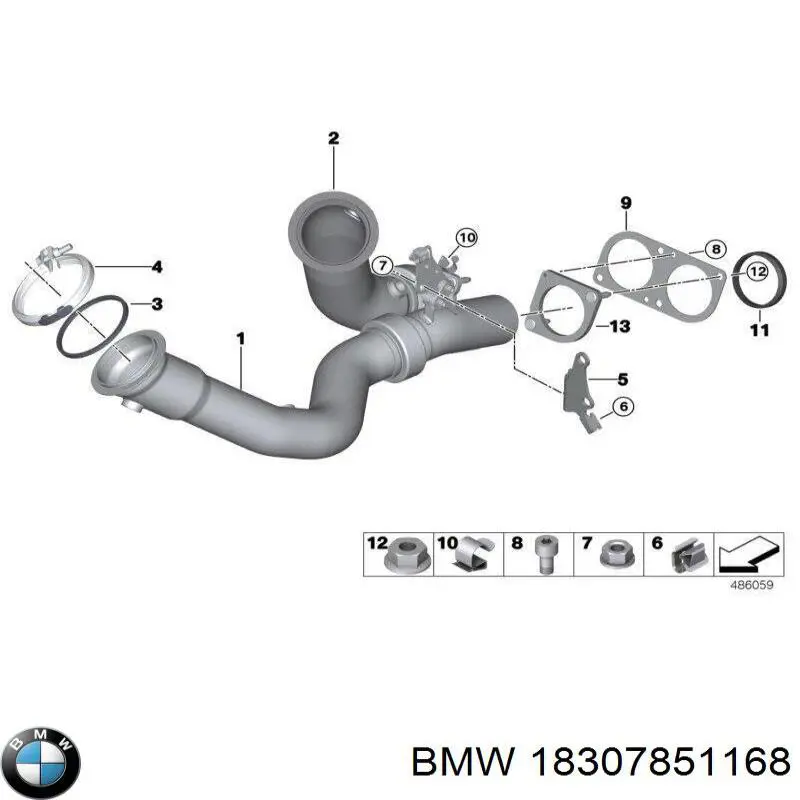 Прокладка масляного фильтра 18307851168 BMW