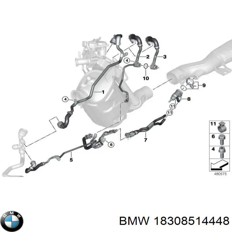 Inyector Adblue 18308514448 BMW