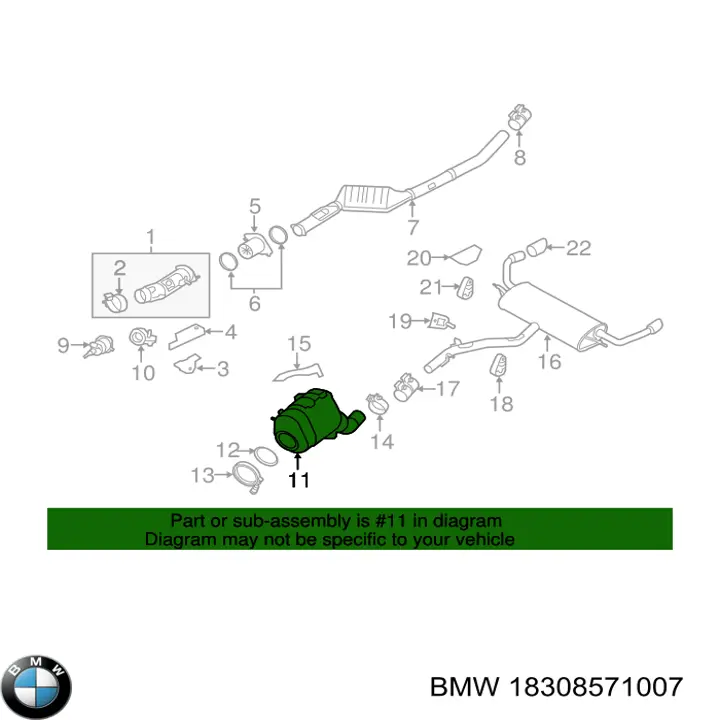 18308571007 BMW 