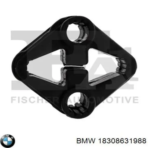 Soporte, silenciador 18308631988 BMW