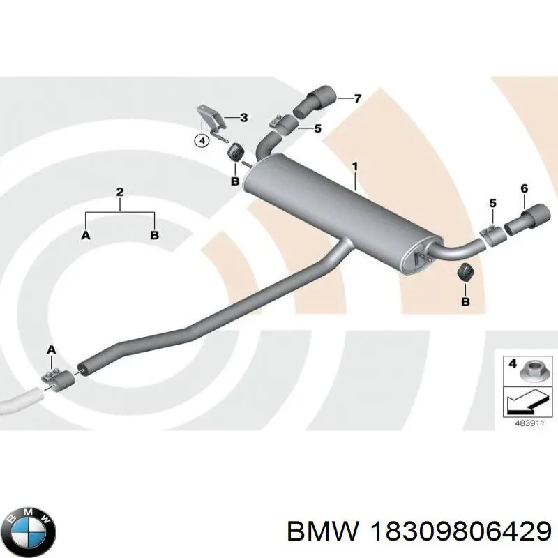  BMW 18309806429 цена, от 118.32 USD