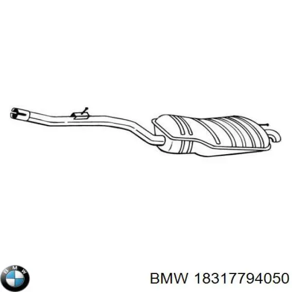 282901 Bosal Выхлопная труба