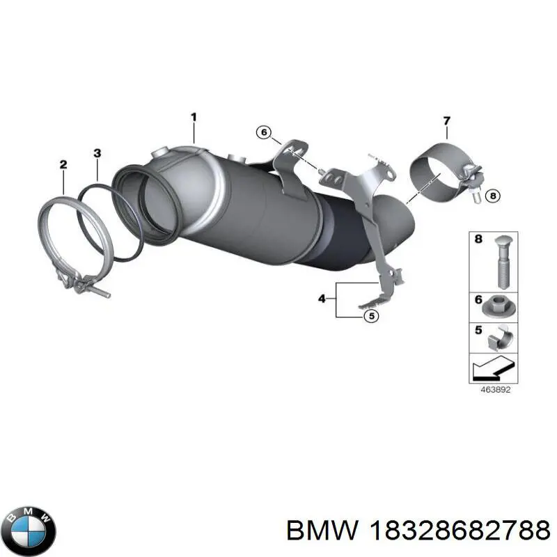 18328682788 BMW Конвертор-катализатор