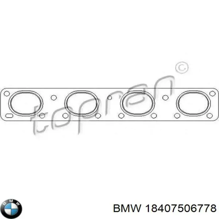 18407506778 BMW прокладка коллектора