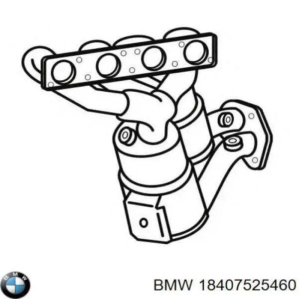 Купить 18407525460 BMW Преобразователь отработавших газов
