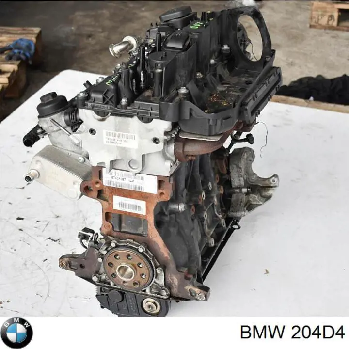 M47 204D4 BMW motor montado