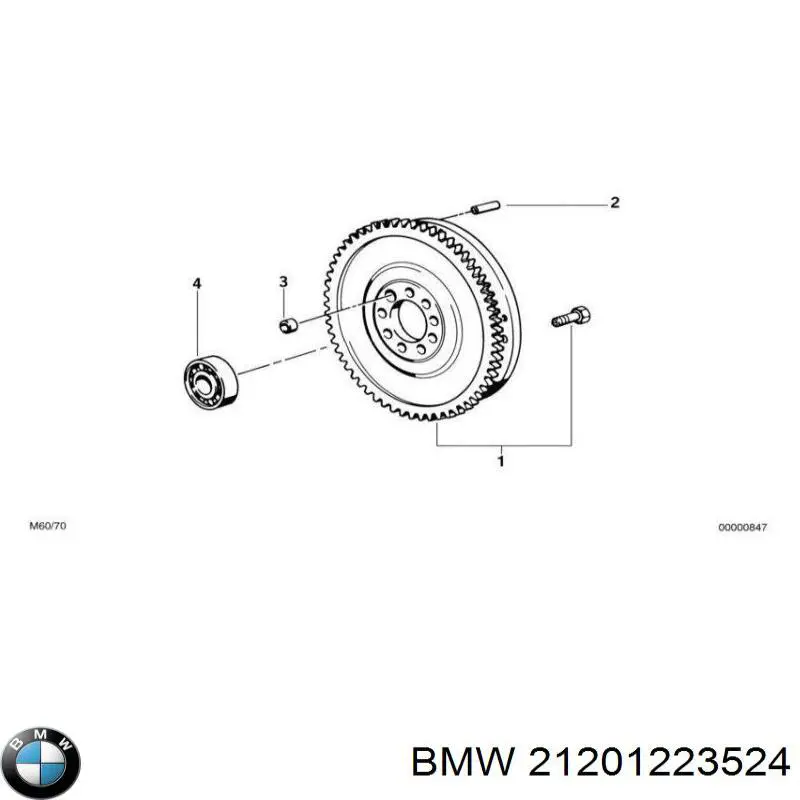 13252440 Peugeot/Citroen volante de motor