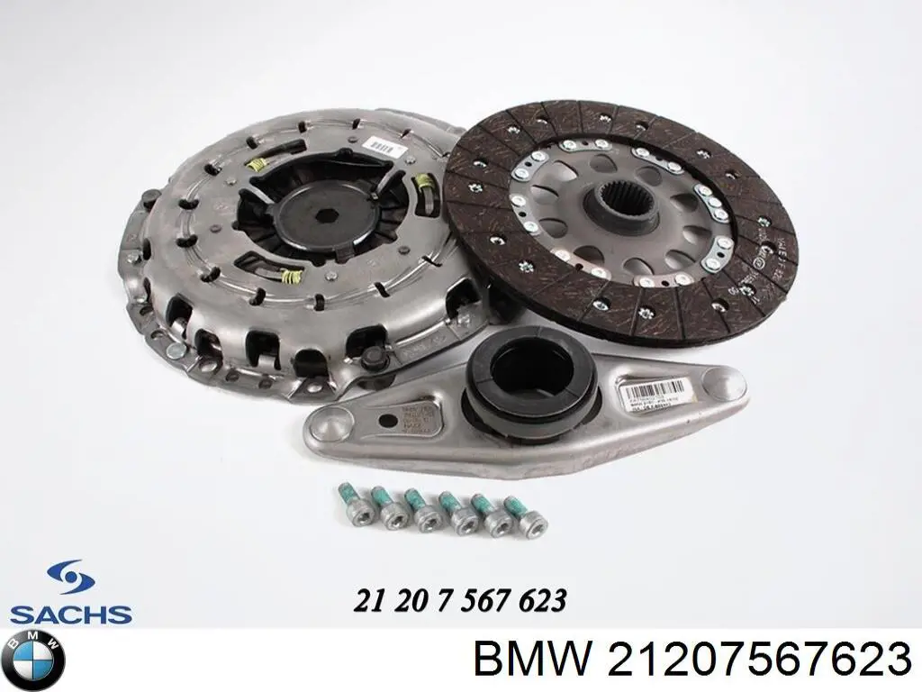 Комплект сцепления (3 части) BMW 21207567623 цена, от 268.14 USD