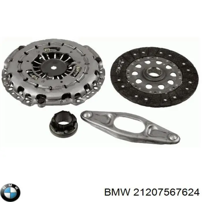 Купить 21207567624 BMW Комплект сцепления (диск, корзина, подшипник)