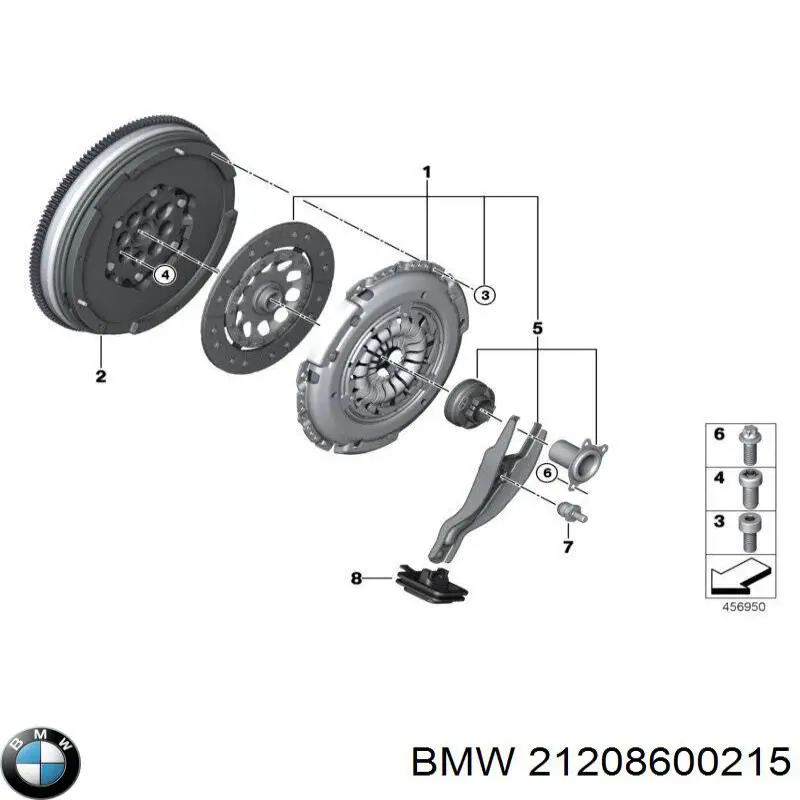 Купить 21208600215 BMW Маховик с зубчатым ободом