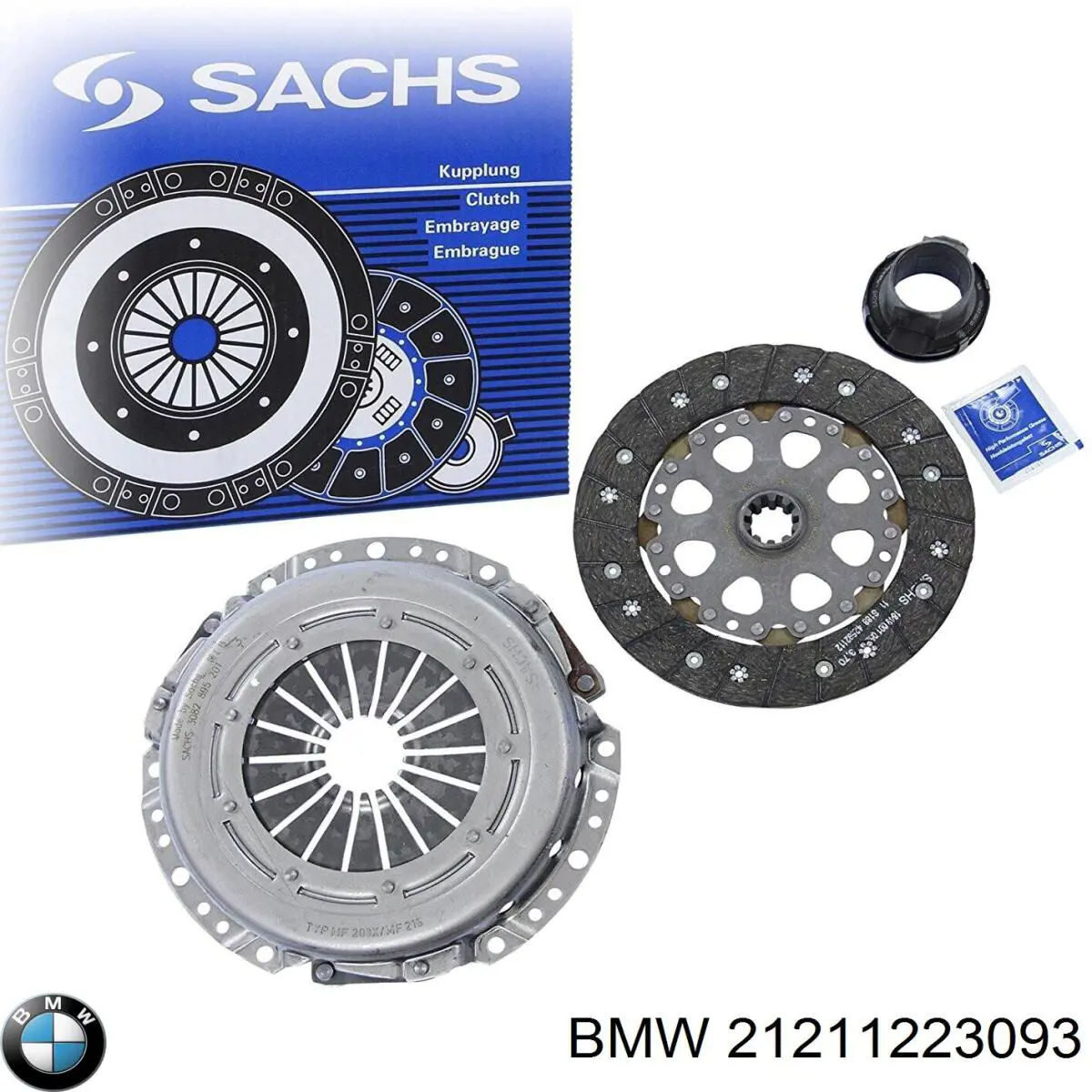 Комплект сцепления (3 части) BMW 1223093 цена, от 147.12 USD