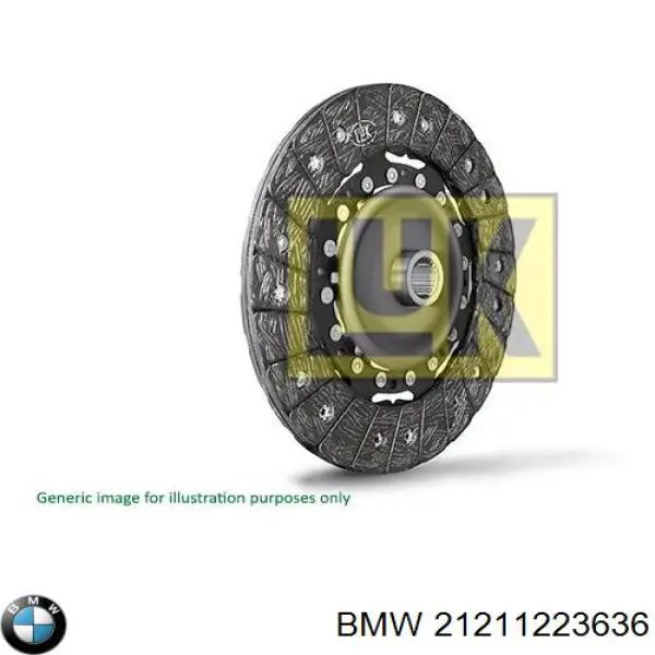 Диск сцепления  BMW 21211223636