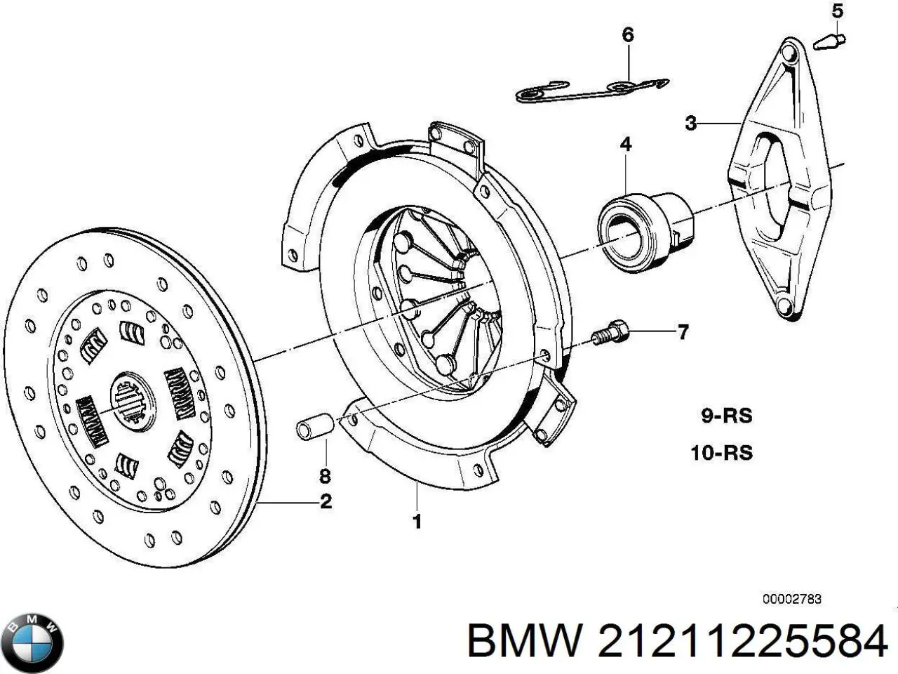 Корзина сцепления на BMW 6 E24