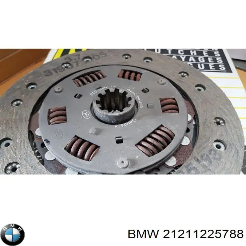 21211225788 BMW Диск сцепления ведомый