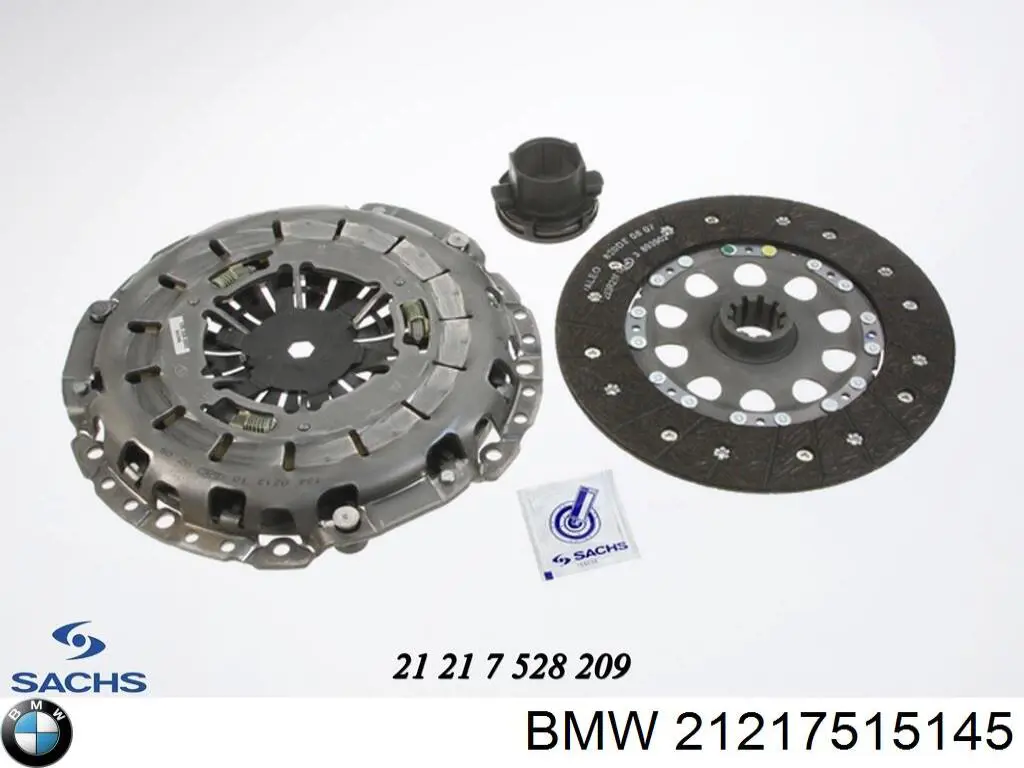 Комплект сцепления (3 части) BMW 21217515145 цена, от 212.07 USD