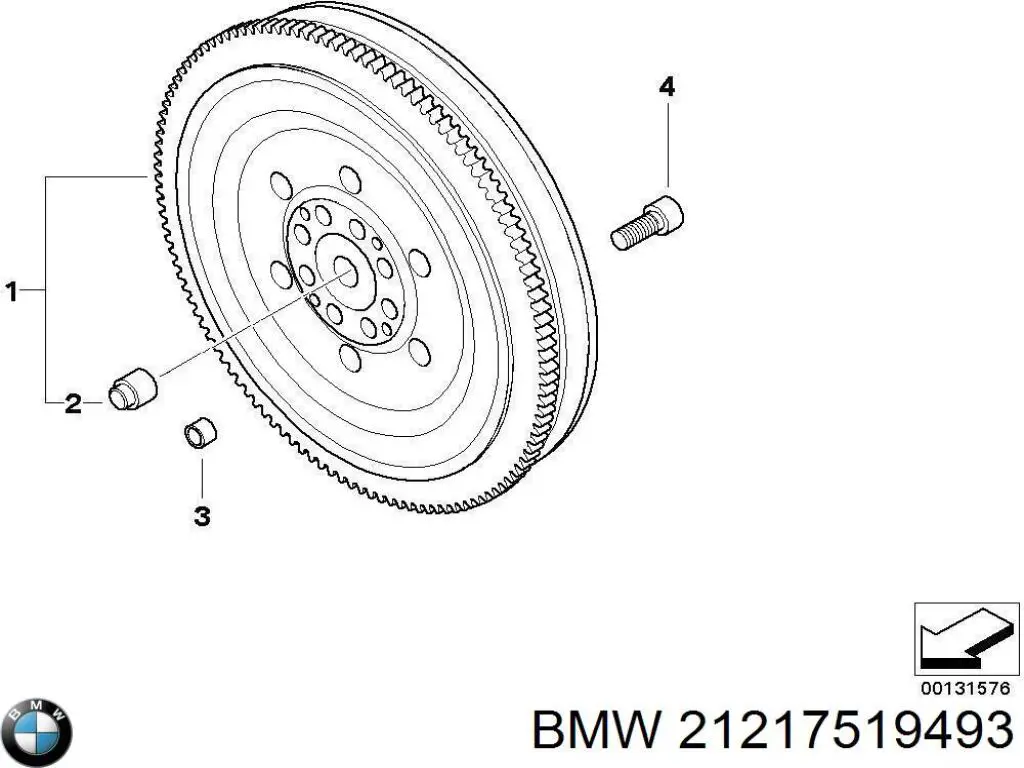 21217519493 BMW Демпферный маховик