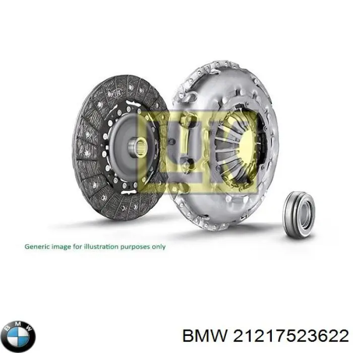 21217523622 BMW kit de embraiagem (3 peças)