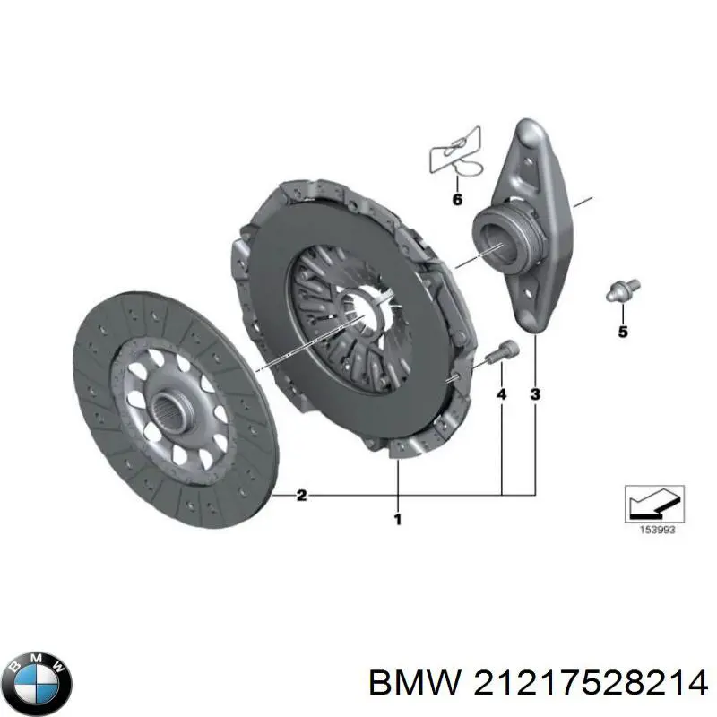 Комплект сцепления (3 части) BMW 21217528214 цена, от 468.57 USD