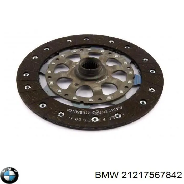 Диск сцепления ведомый на BMW 1  E81